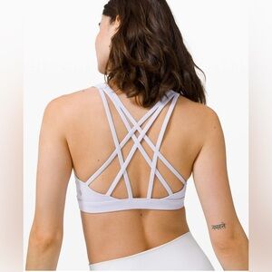 Lululemon FREE TO BE SERENE Bra, Serene Blue, 10